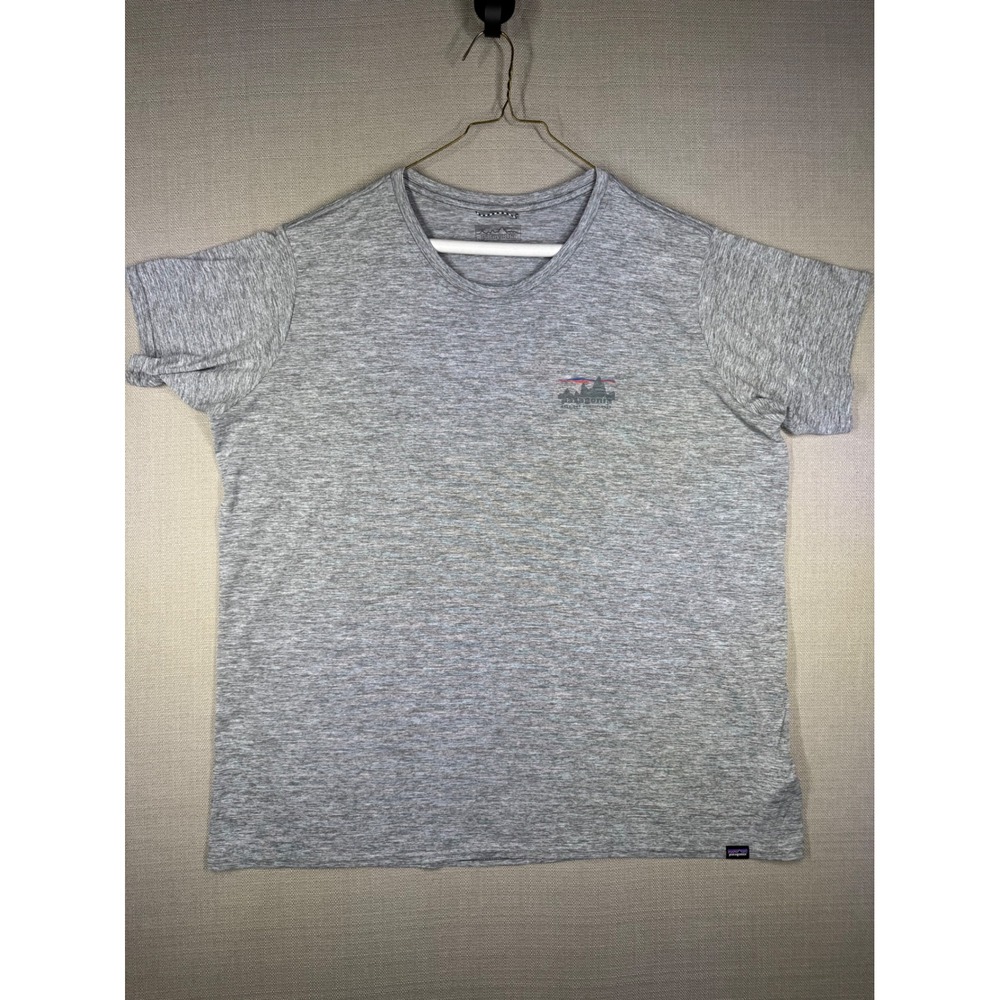 Patagonia Capilene Cool Daily Graphic Shirt Grey Heather Mens XXL